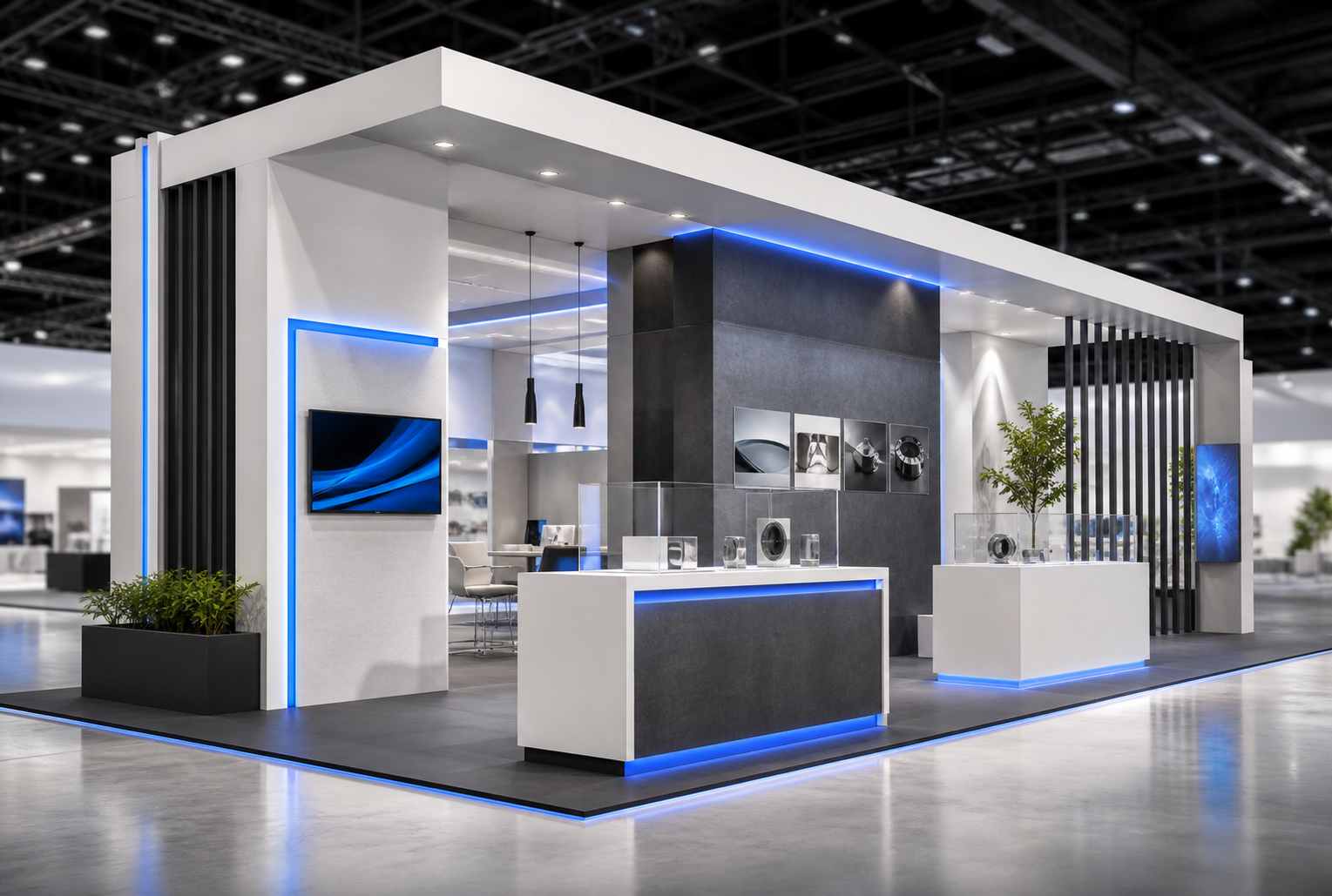 Modern exhibition booth design